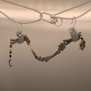 Silver daisy bracelet